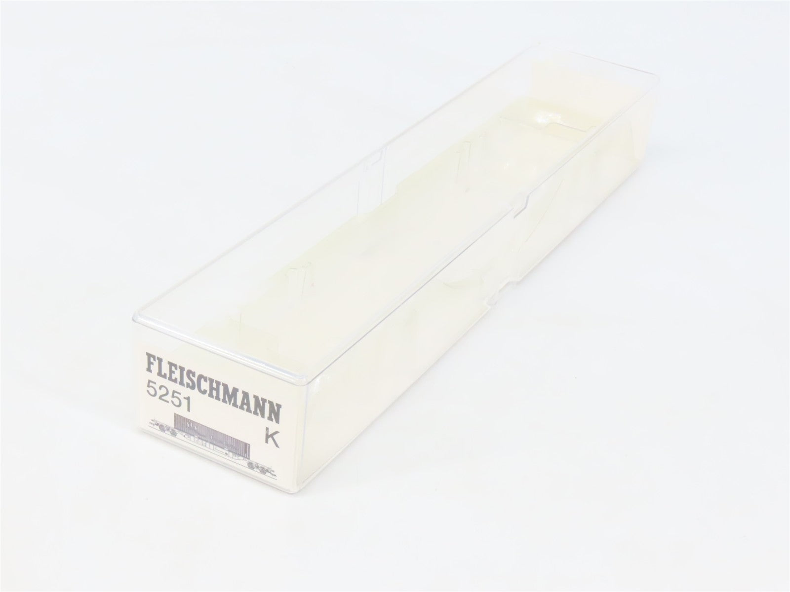 HO Scale Fleischmann 5251K Kombiwaggon Flatcar #030-5 wECS Container