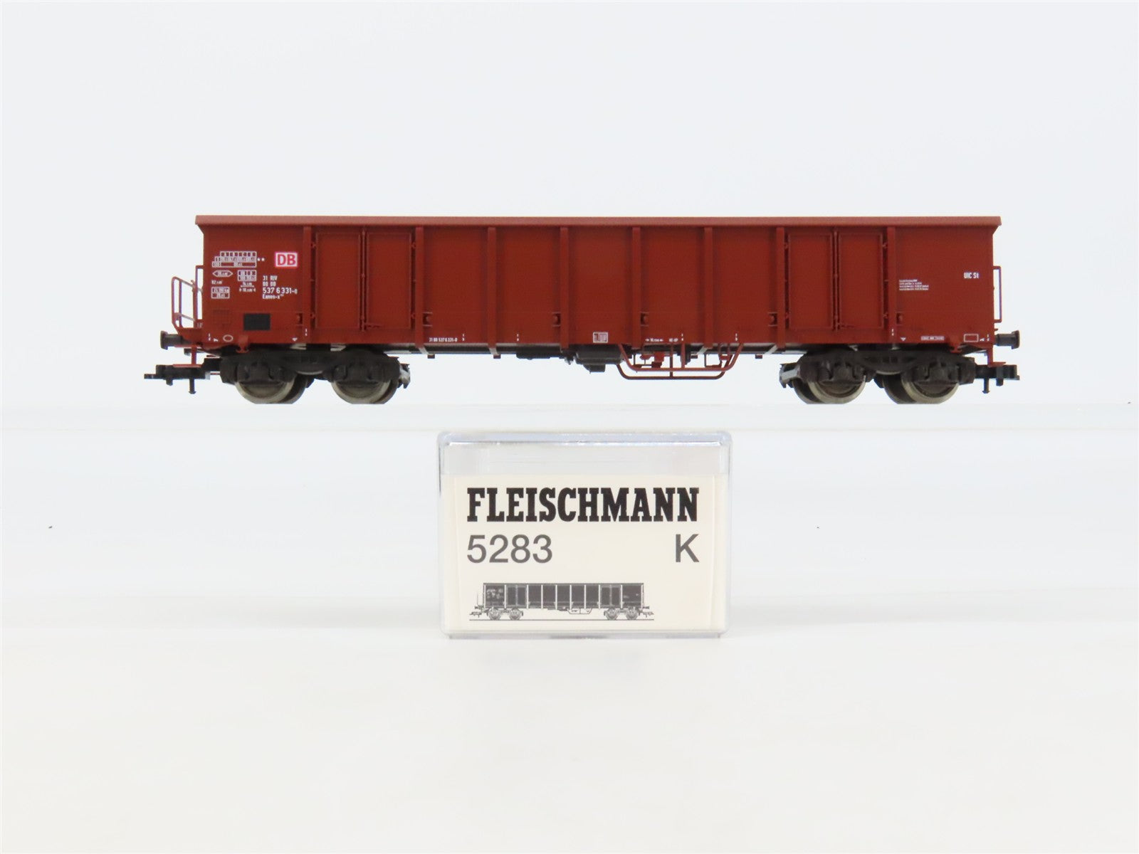 HO Scale Fleischmann 5283K DB Deutsche Bahn Gondola #331-0