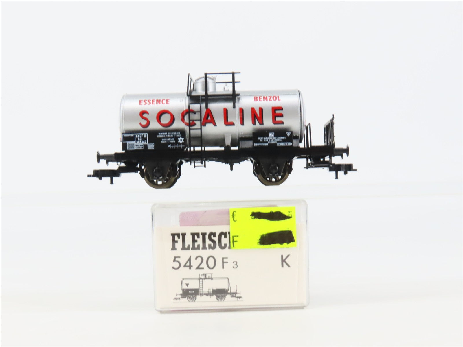HO Scale Fleischmann 5420F3K SNCF Socaline Tankcar #503542