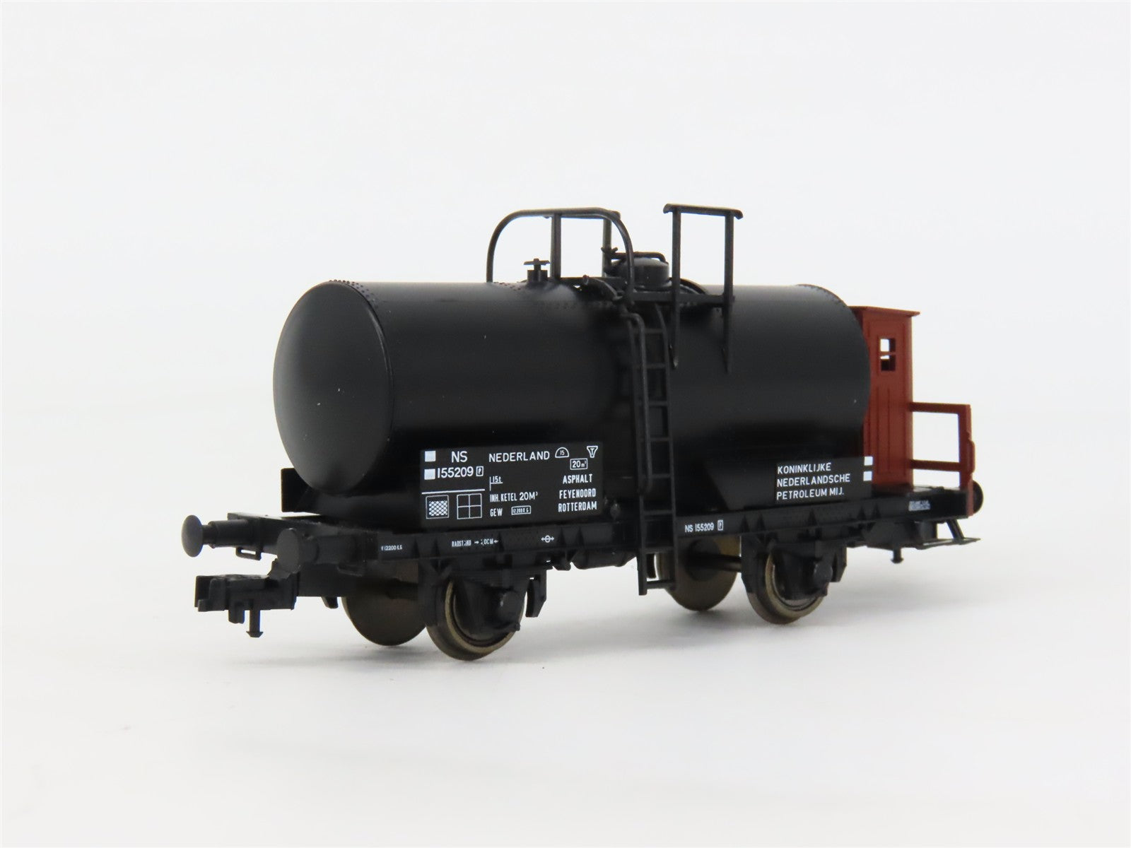HO Scale Sachsen Modelle 16288 NS Nederland Asphalt Tankcar #155209