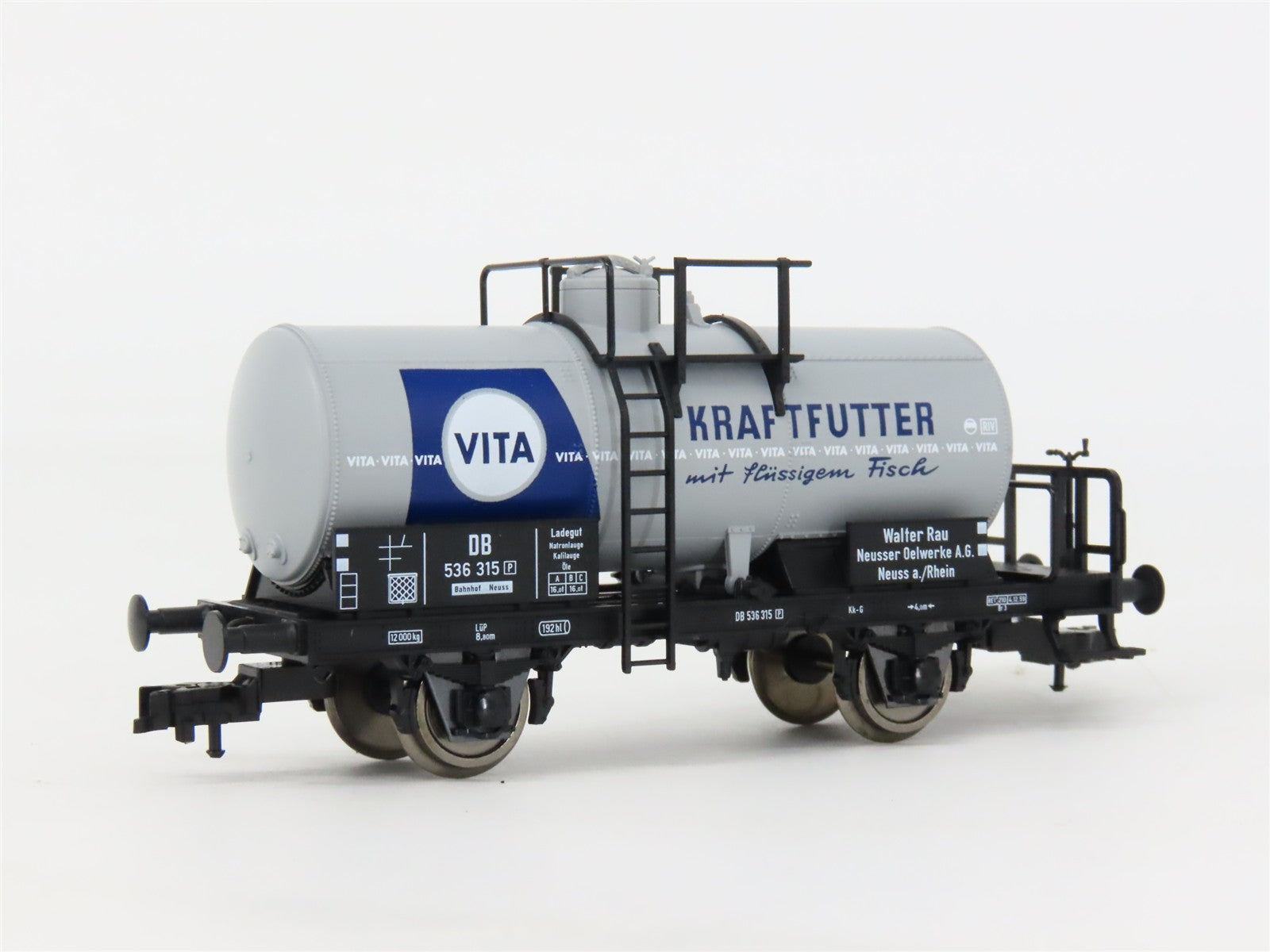 HO Scale Fleischmann 5427K DB Deutsche Bahn Vita Kraftfutter Tankcar #536315