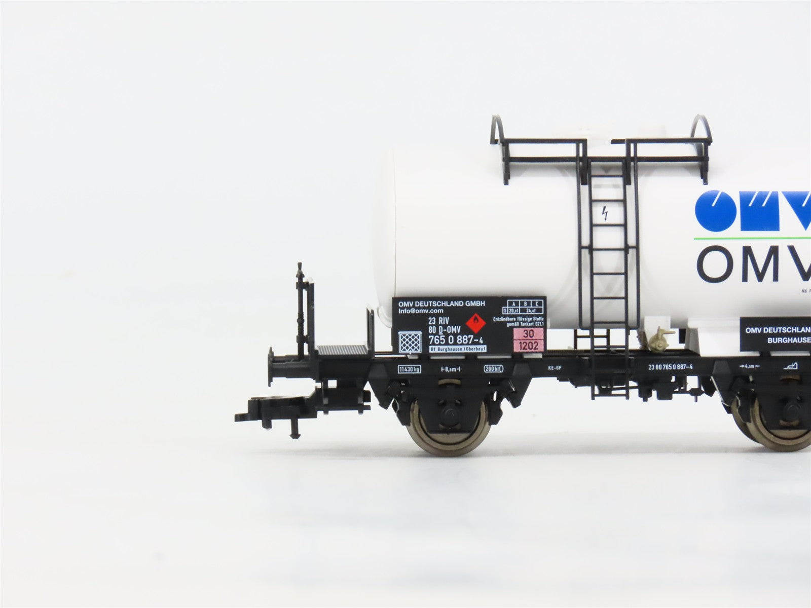 HO Scale Fleischmann 5415K OMV Deutschland GMBH Tankcar #887-4