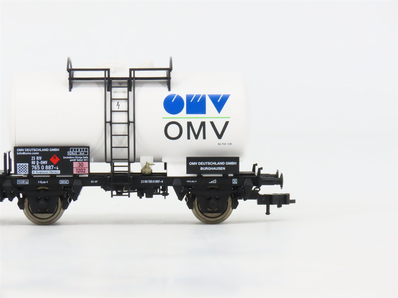 HO Scale Fleischmann 5415K OMV Deutschland GMBH Tankcar #887-4