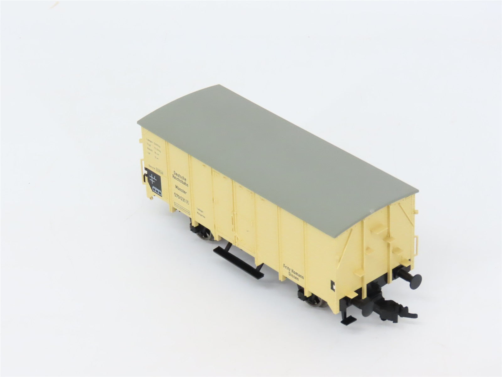 HO Scale Fleischmann 5349K DR Deutsche Reichsbahn Covered Wagon #579031