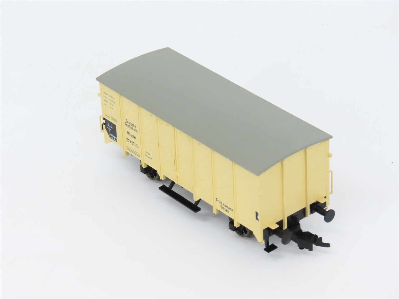 HO Scale Fleischmann 5349K DR Deutsche Reichsbahn Covered Wagon #579031