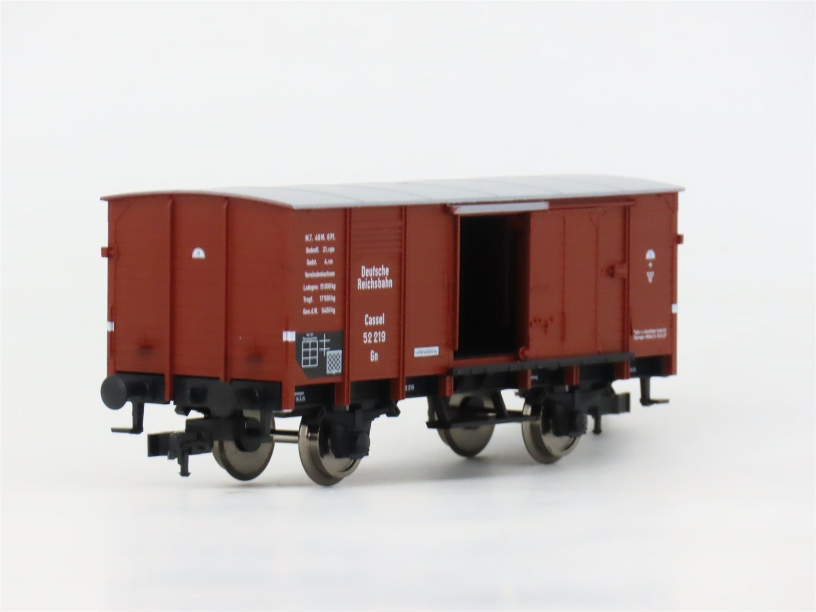 HO Scale Fleischmann 835801K DR Deutsche Reichsbahn Covered Wagon #52219