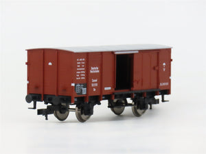 HO Scale Fleischmann 835801K DR Deutsche Reichsbahn Covered Wagon #52219