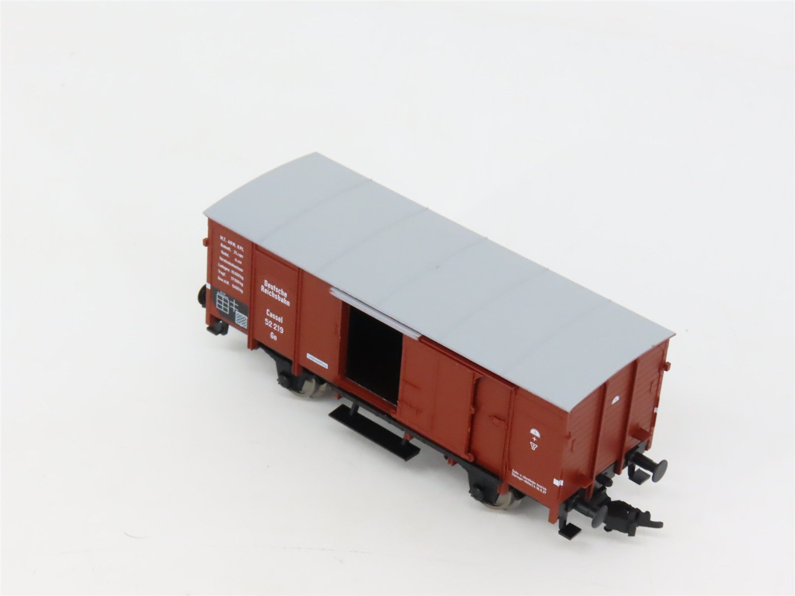 HO Scale Fleischmann 835801K DR Deutsche Reichsbahn Covered Wagon #52219
