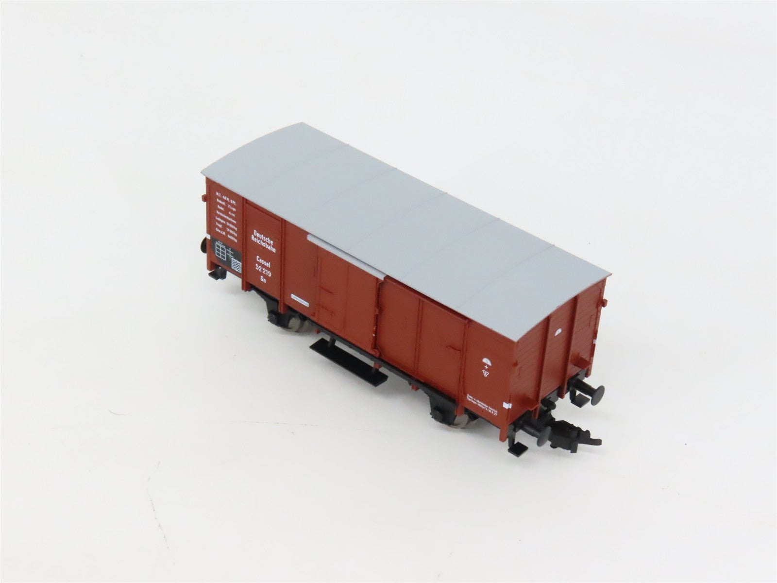 HO Scale Fleischmann 835801K DR Deutsche Reichsbahn Covered Wagon #52219
