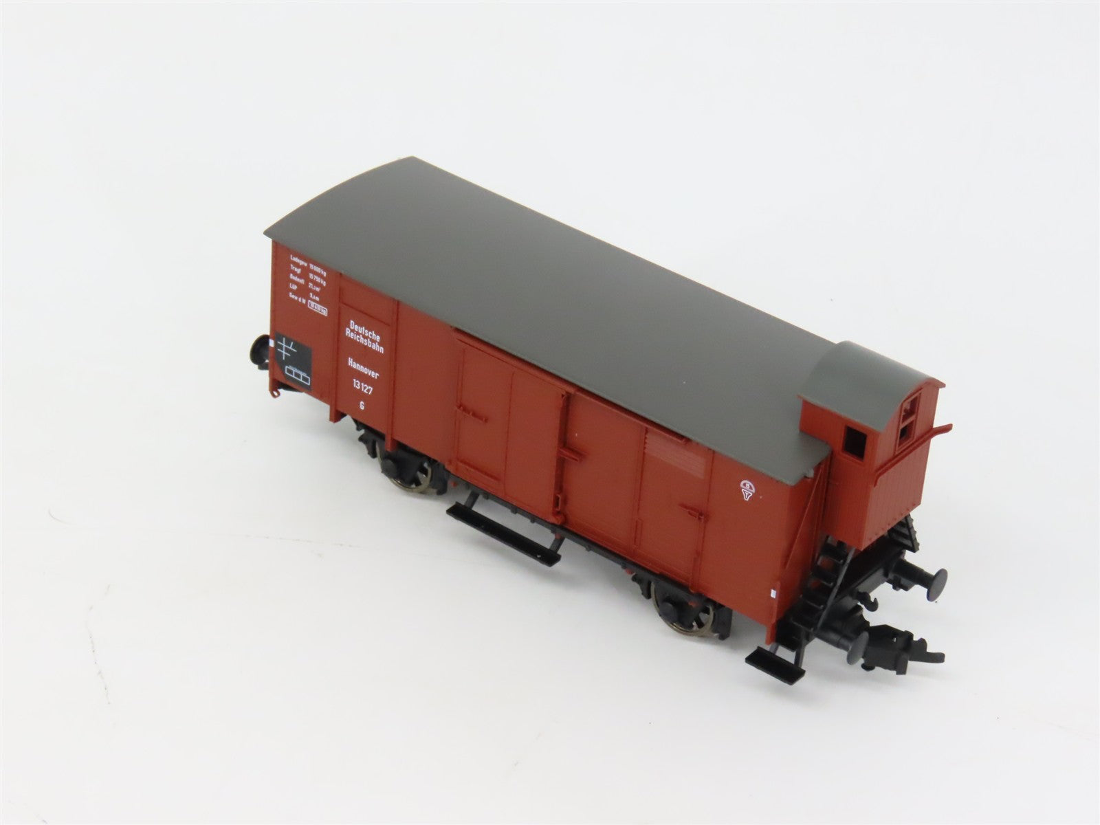HO Scale Fleischmann 5366K DR Deutsche Reichsbahn Covered Wagon #13127