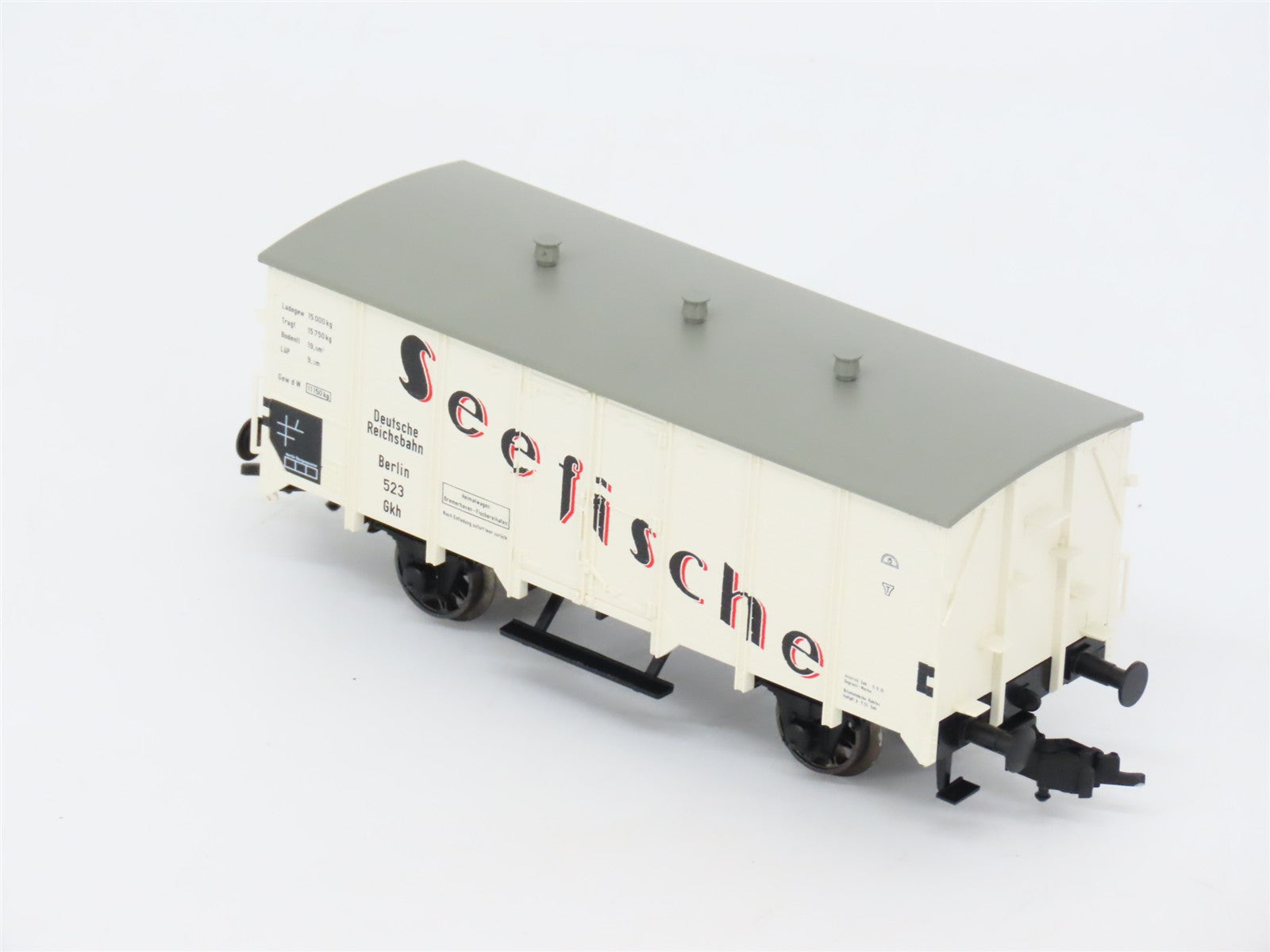 HO Scale Fleischmann 5341K DR Deutsche Reichsbahn Covered Wagon #523