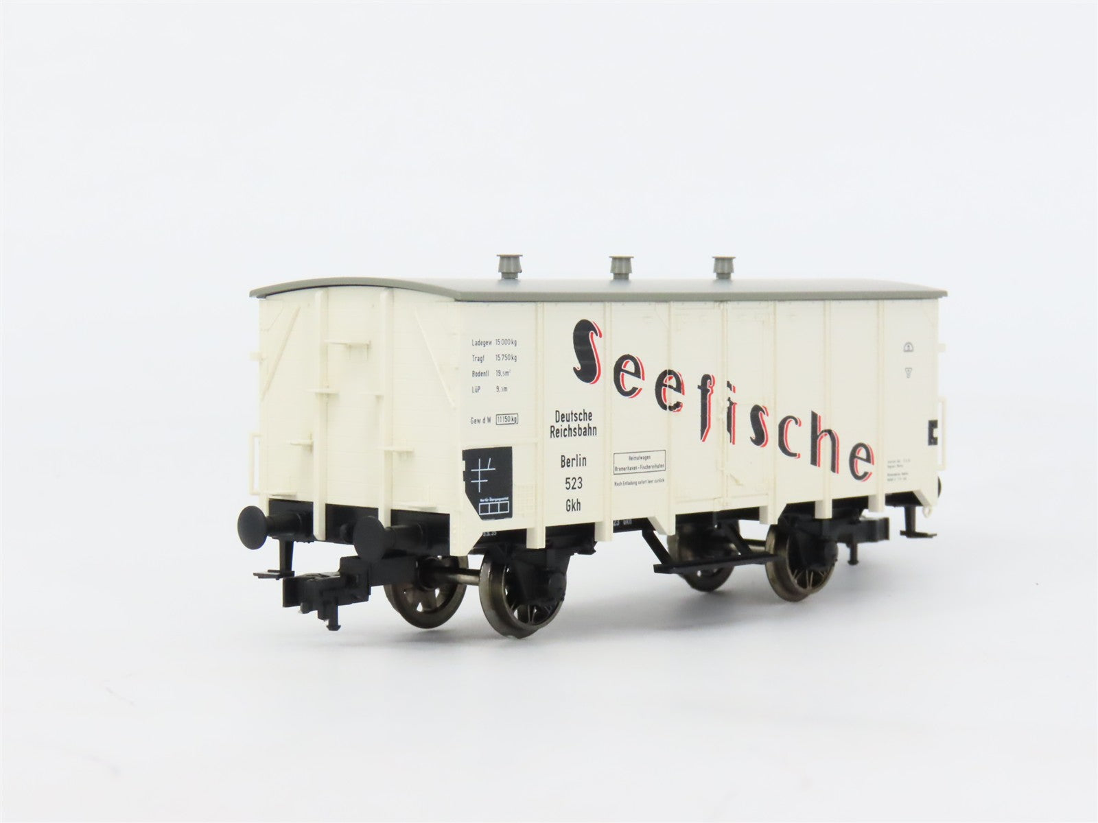 HO Scale Fleischmann 5341K DR Deutsche Reichsbahn Covered Wagon #523
