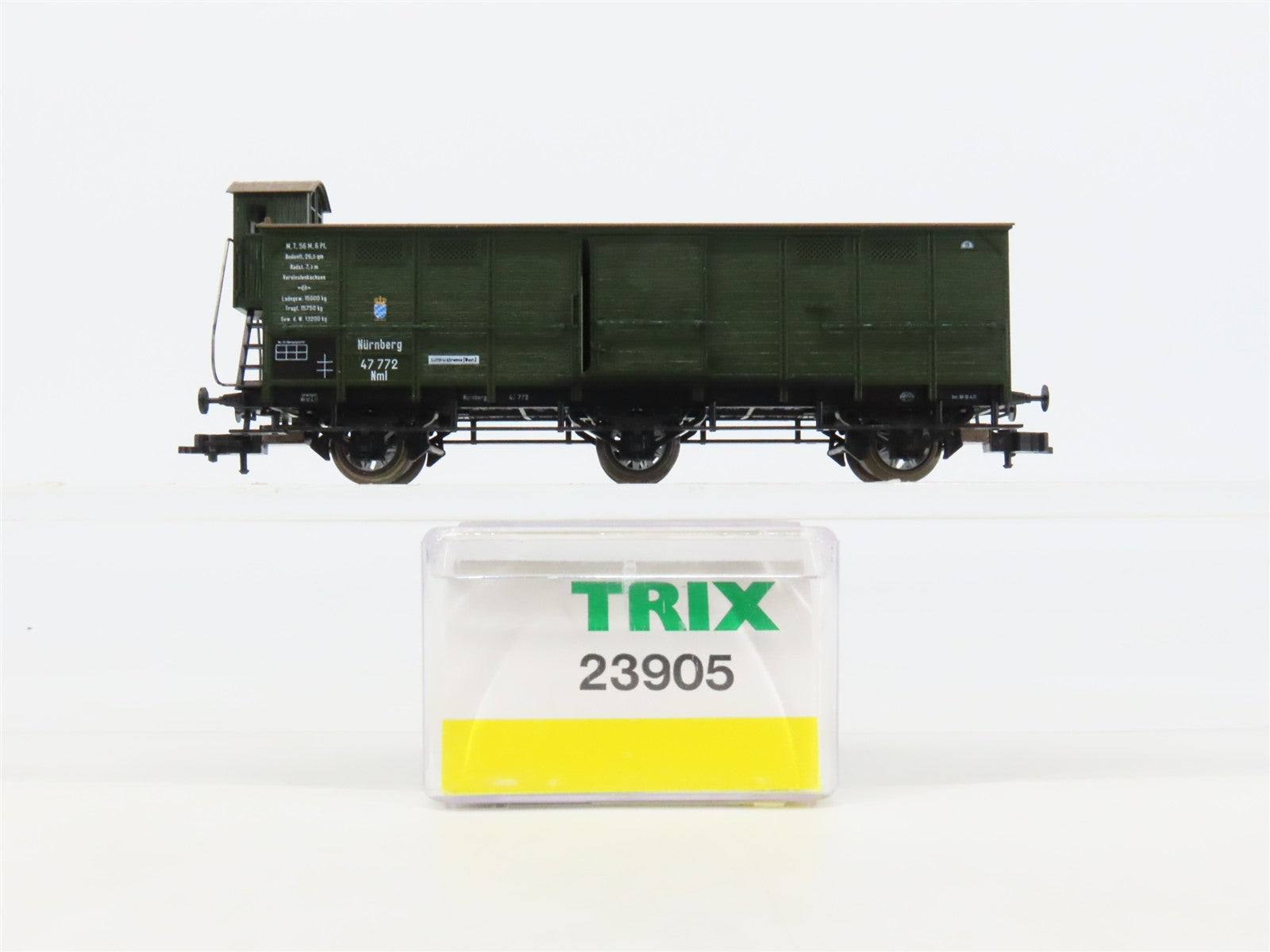 HO Scale Trix 23905 K.Bay.Sts.B. Royal Bavarian Nurnberg Car #47772