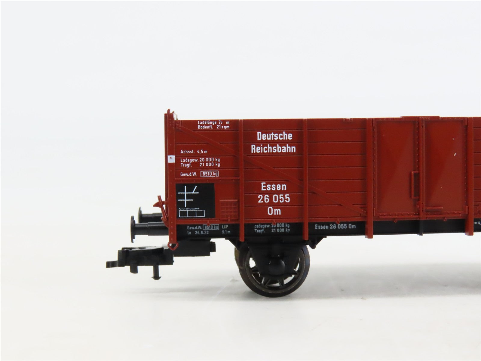 HO Scale Fleischamnn 5215K DR Deutsche Reichsbahn Gondola #26055