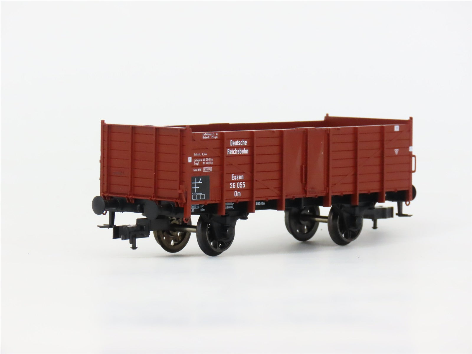 HO Scale Fleischamnn 5215K DR Deutsche Reichsbahn Gondola #26055