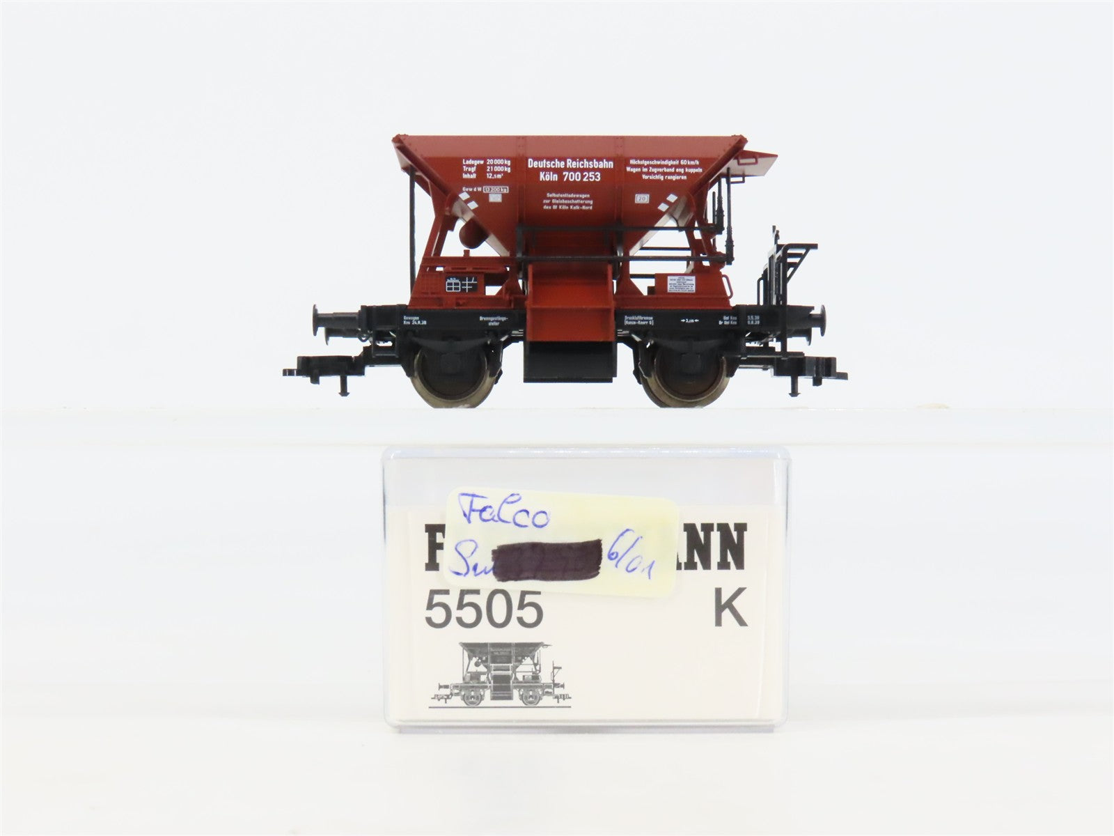 HO Scale Fleischmann 5505K DR Deutsche Reichsbahn Open Hopper #700253