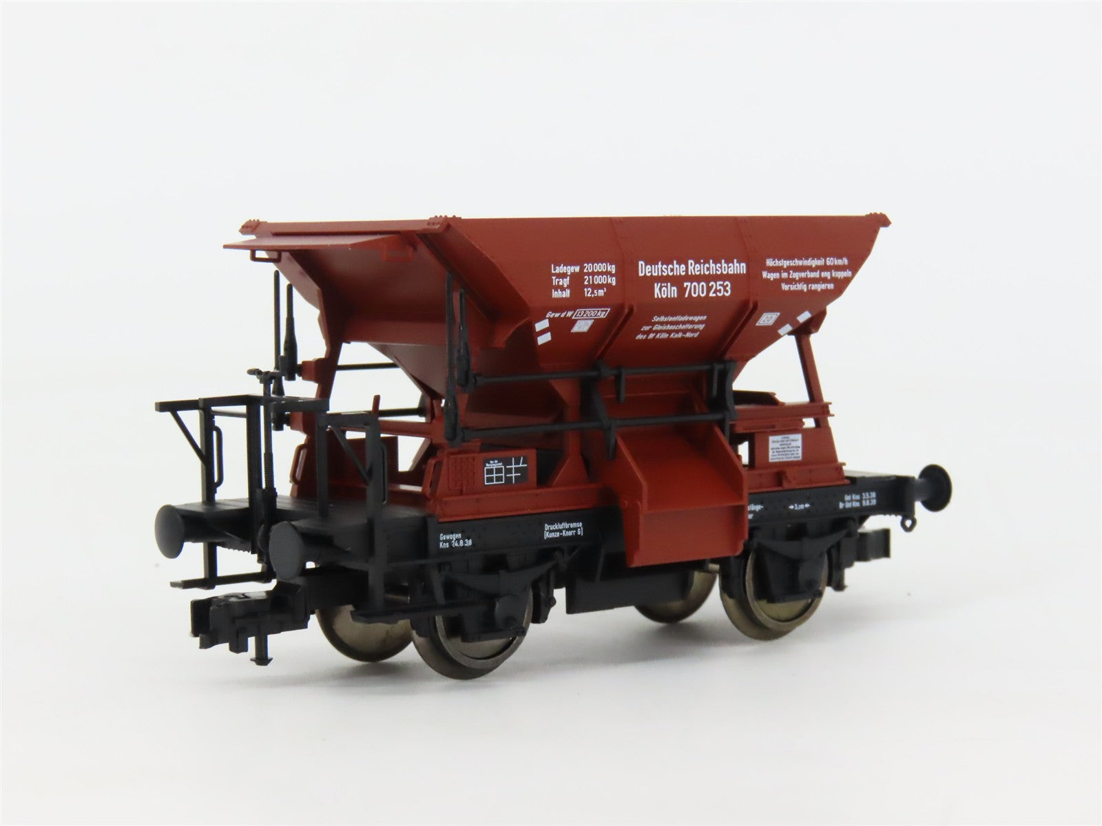 HO Scale Fleischmann 5505K DR Deutsche Reichsbahn Open Hopper #700253