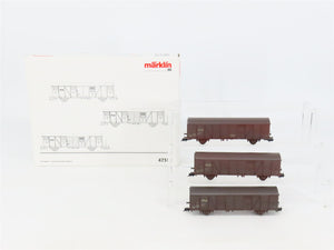 HO Scale Marklin 47313 NS Dutch Railways Covered Wagon 3-Pack