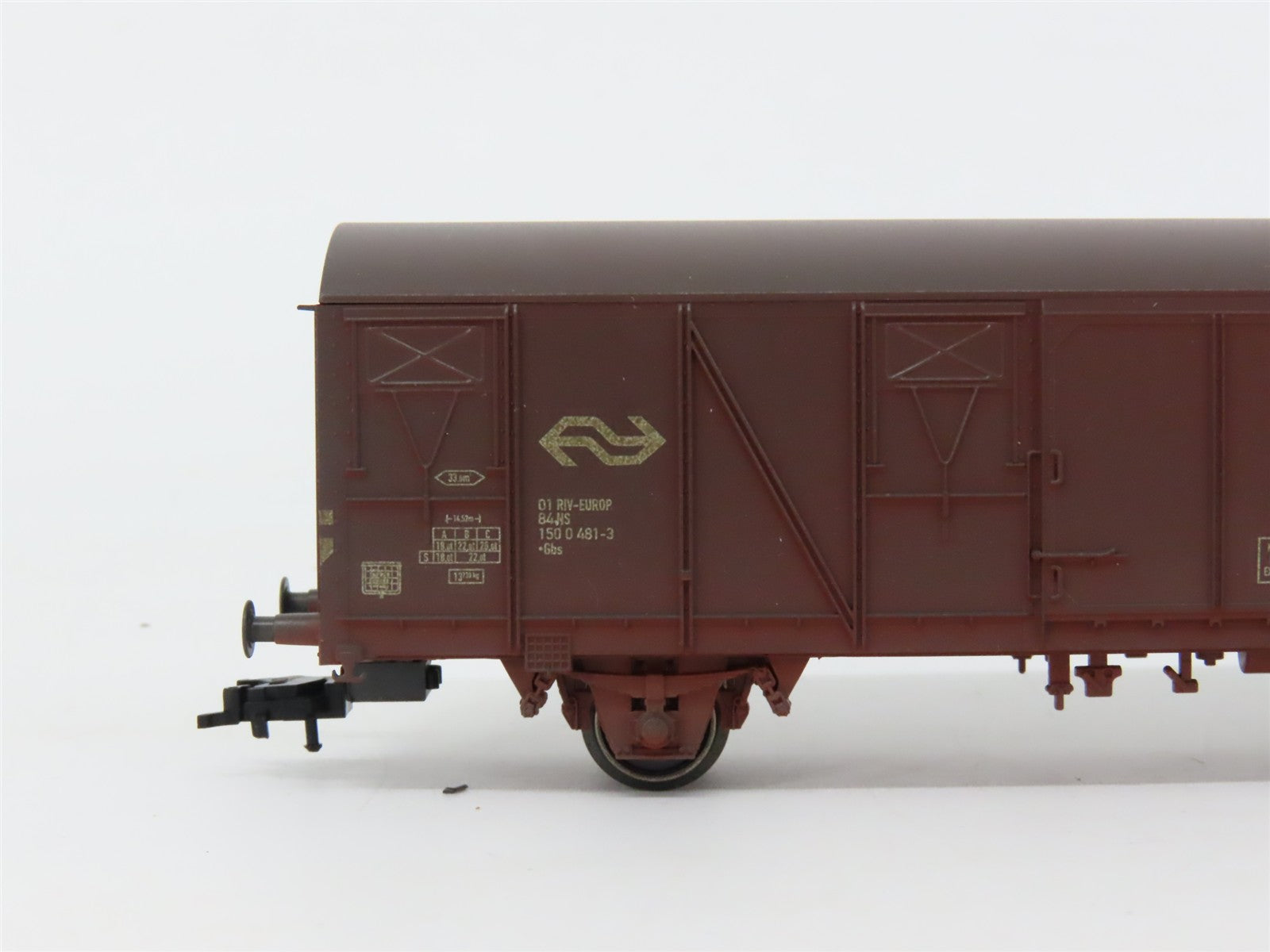 HO Scale Marklin 47313 NS Dutch Railways Covered Wagon 3-Pack