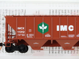 N Scale Micro-Trains MTL 09600020 IMCX IMC 3-Bay Covered Hopper 11312