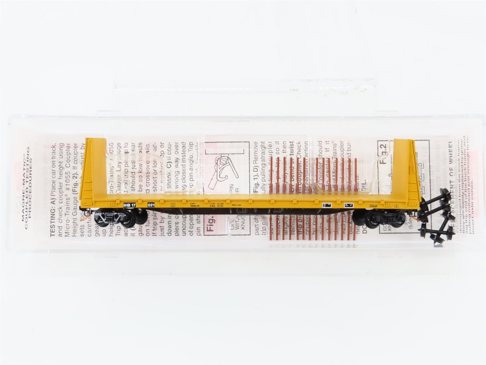 N Scale Micro-Trains MTL 54130 IHB Indiana Harbor Belt 61' Flat Car 17021