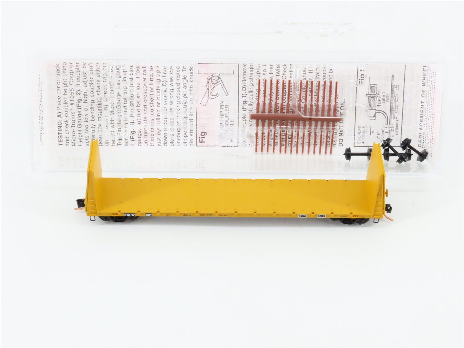 N Scale Micro-Trains MTL 54130 IHB Indiana Harbor Belt 61' Flat Car 17021