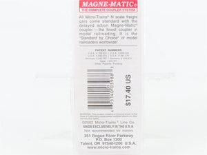 N Scale Micro-Trains MTL 54130 IHB Indiana Harbor Belt 61' Flat Car 17021