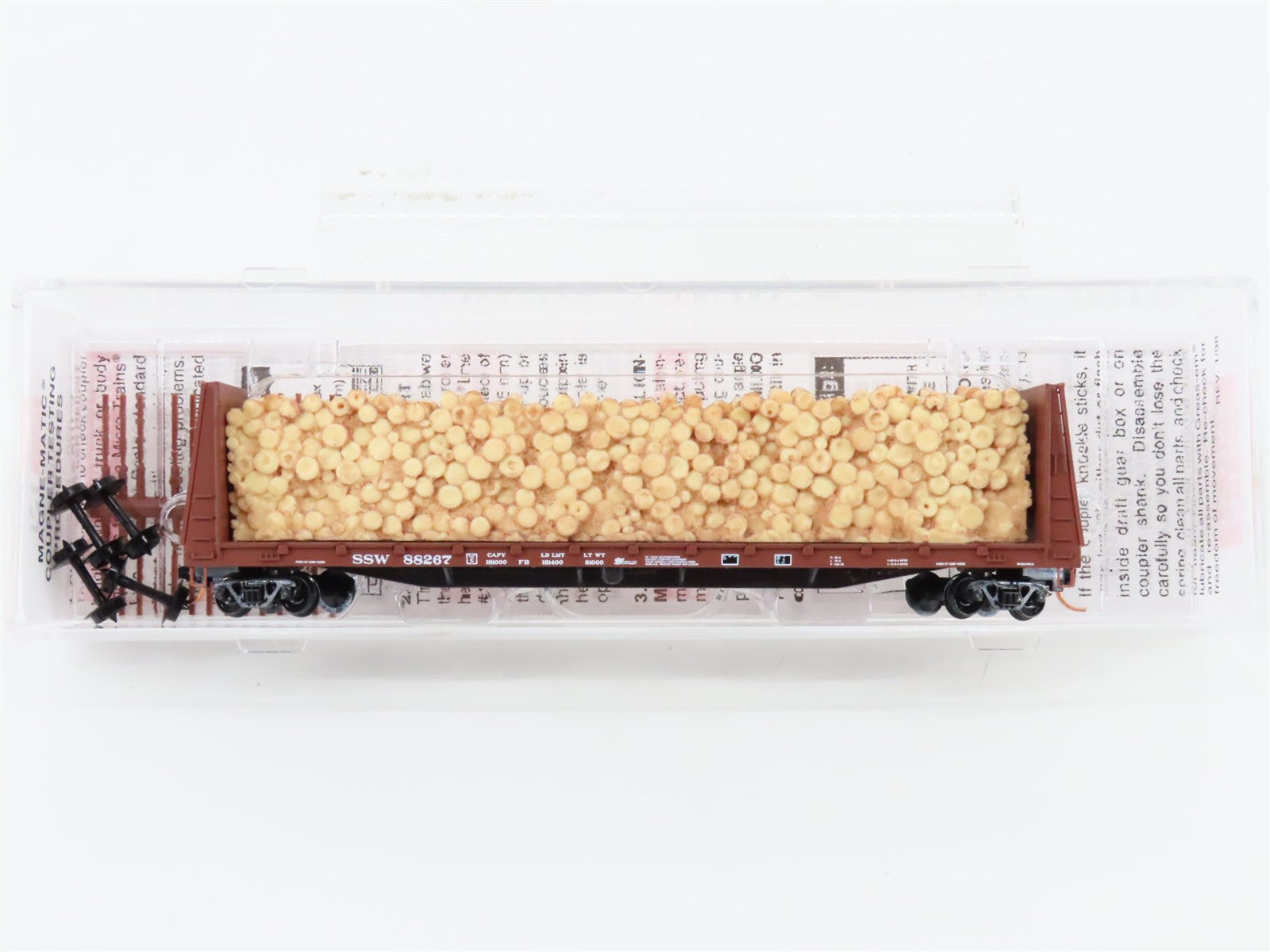 N Scale Micro-Trains MTL 05400030 SSW St. Louis Southwestern 61' Flat Car 88267