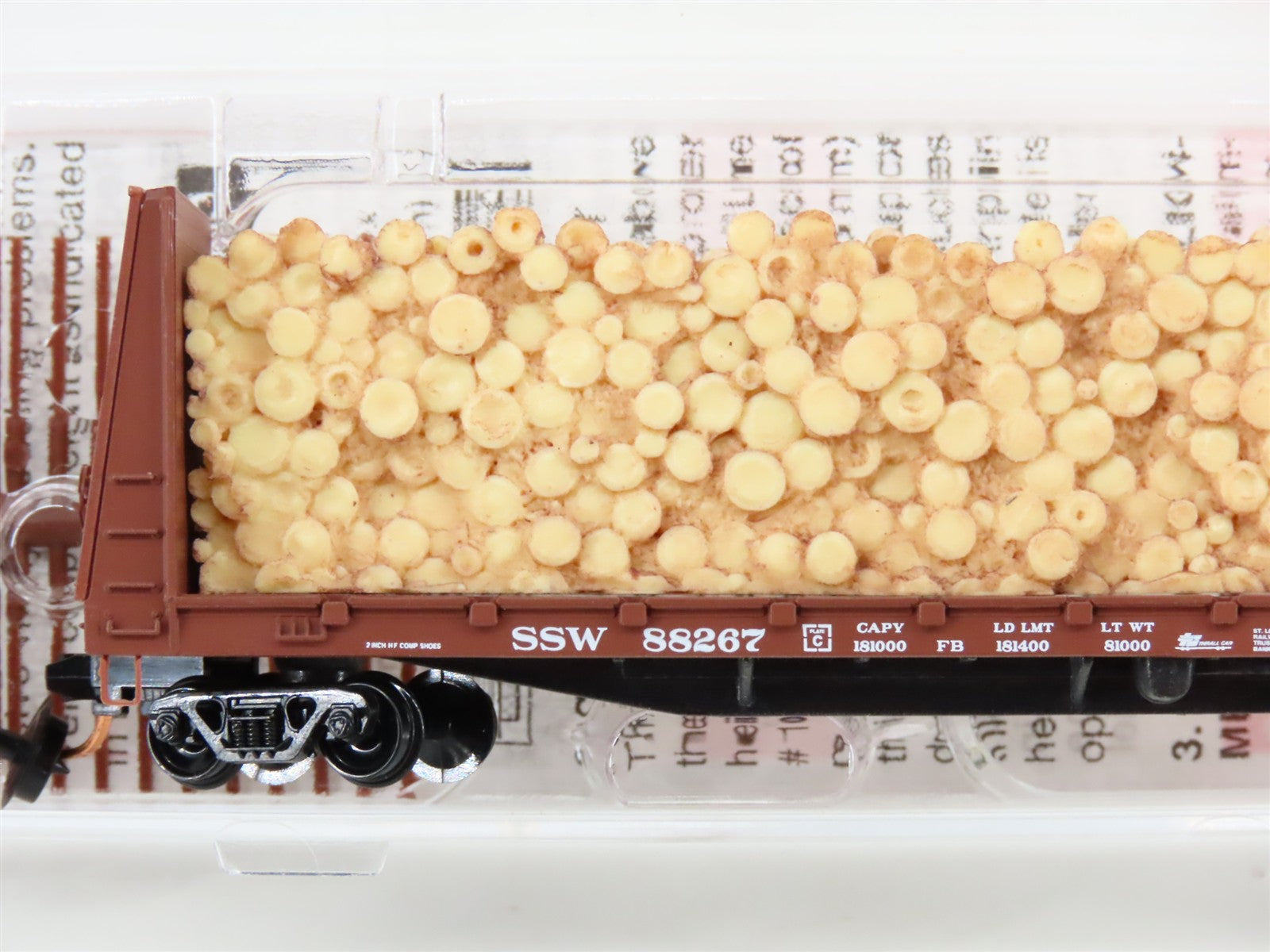 N Scale Micro-Trains MTL 05400030 SSW St. Louis Southwestern 61' Flat Car 88267