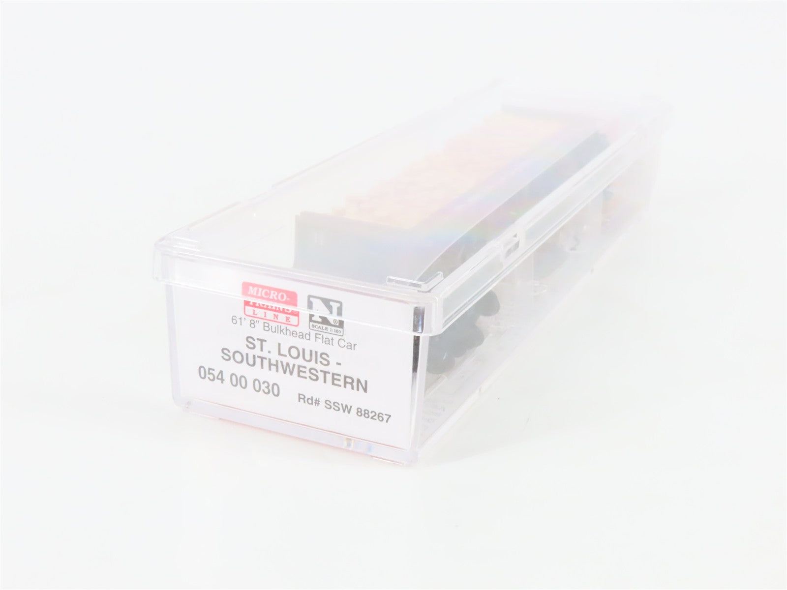 N Scale Micro-Trains MTL 05400030 SSW St. Louis Southwestern 61' Flat Car 88267