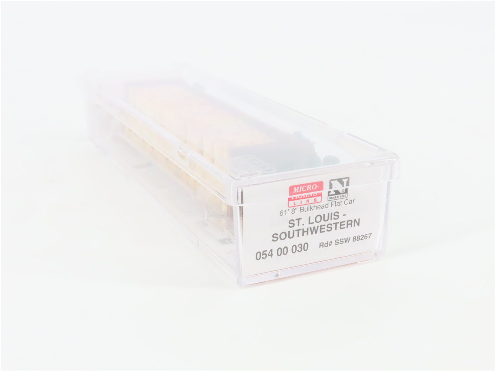 N Scale Micro-Trains MTL 05400030 SSW St. Louis Southwestern 61' Flat Car 88267