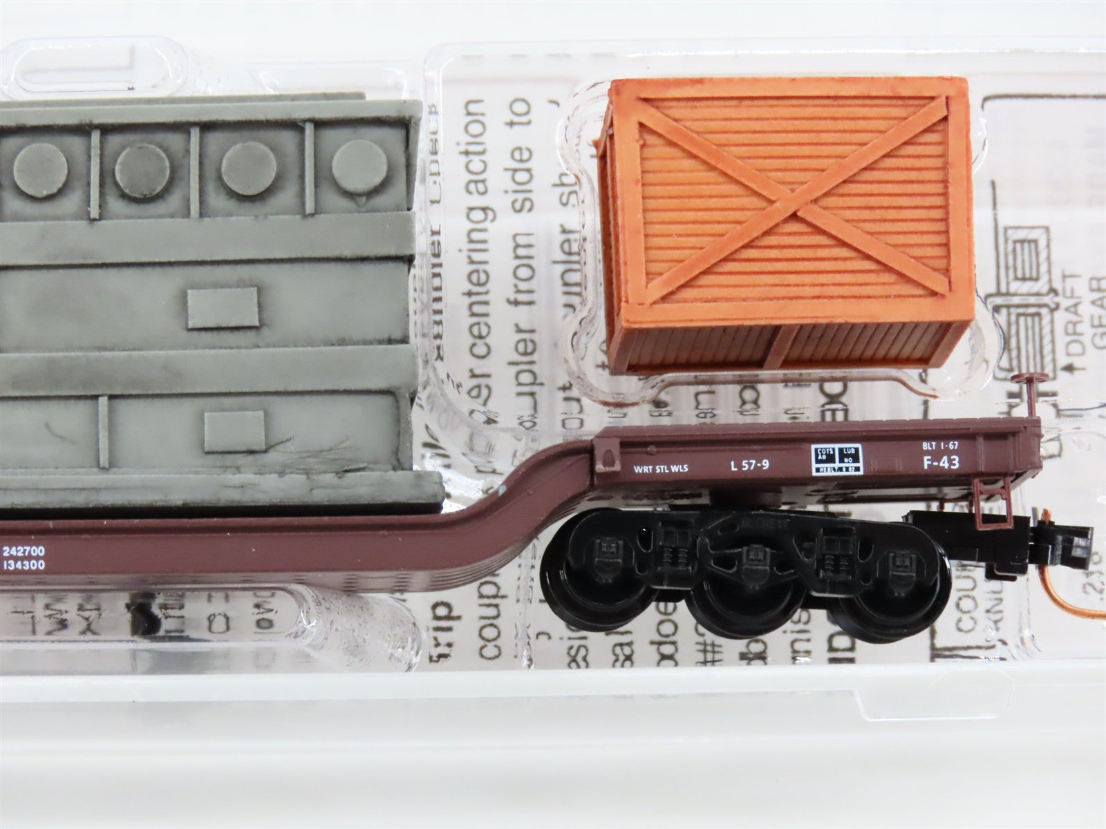 N Scale Micro-Trains MTL 109240 NW Norfolk & Western Flat Car 70098