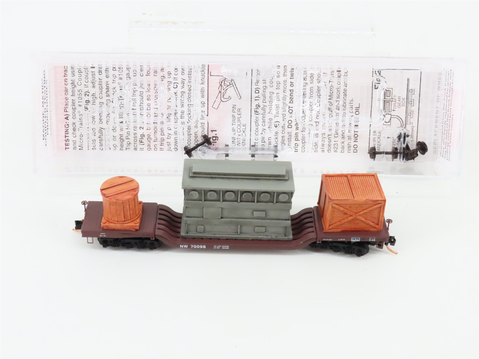 N Scale Micro-Trains MTL 109240 NW Norfolk & Western Flat Car 70098