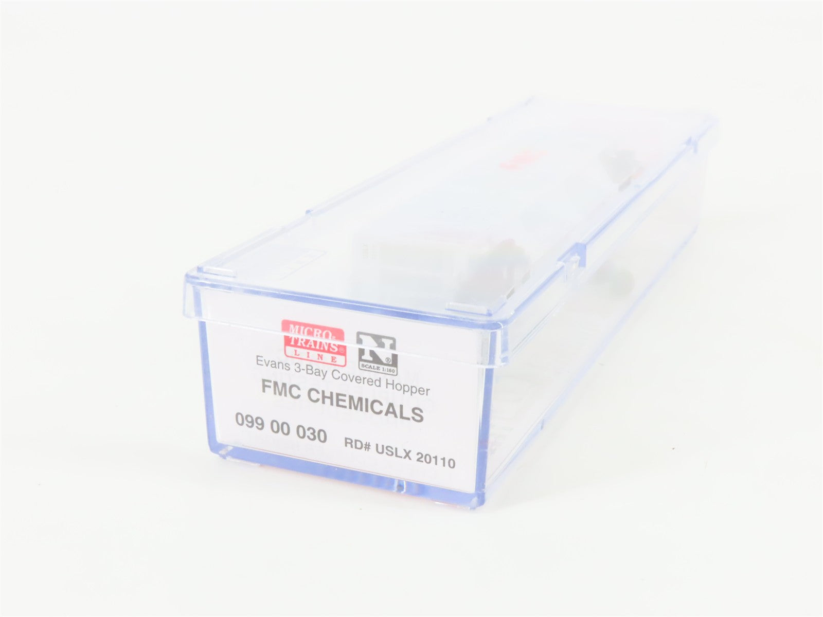 N Scale Micro-Trains MTL 09900030 USLX FMC Chemicals 3-Bay Covered Hopper 20110