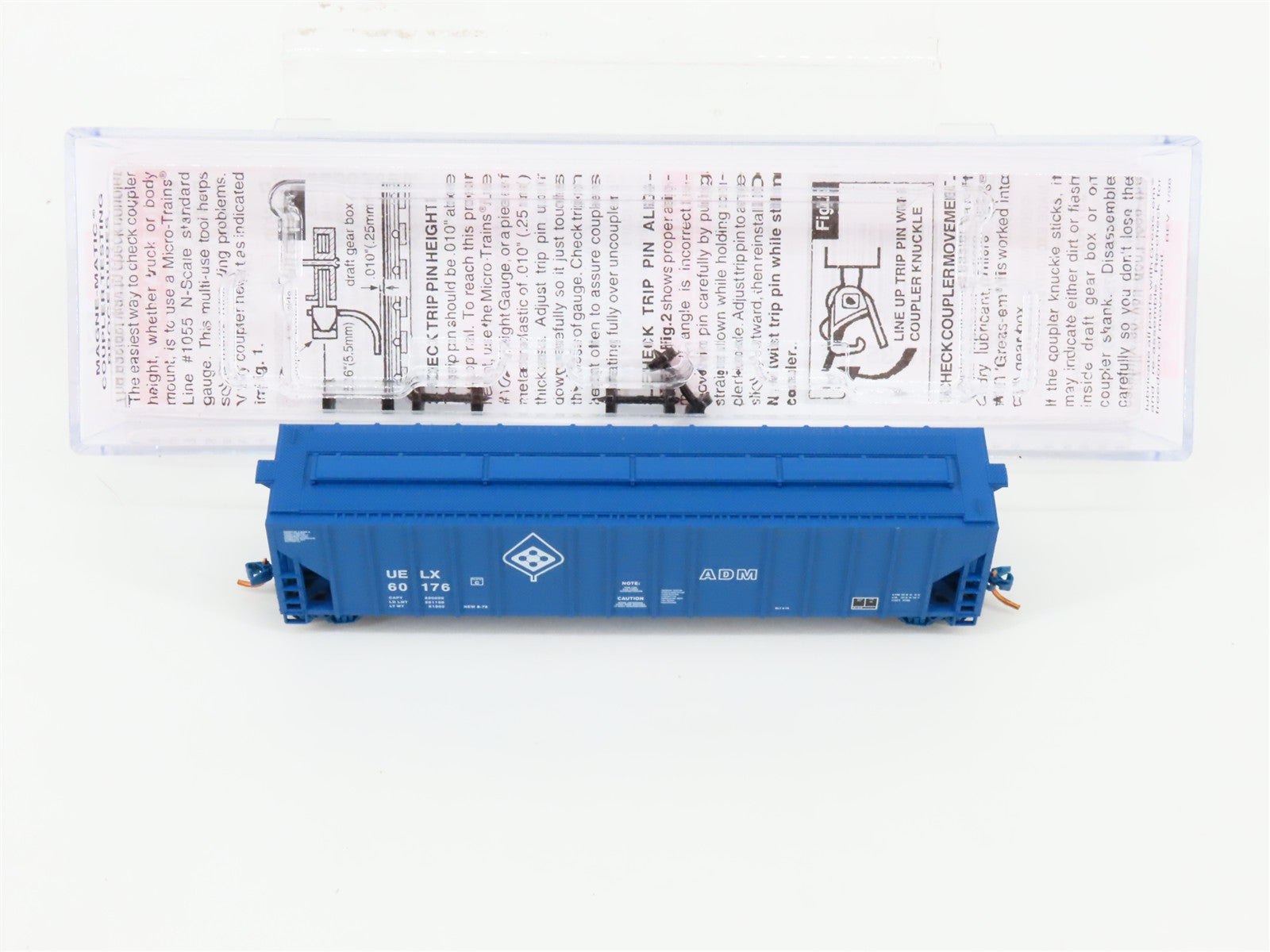 N Scale Micro-Trains MTL 09900040 UELX ADM Transportation Co. 3-Bay Hopper 60176