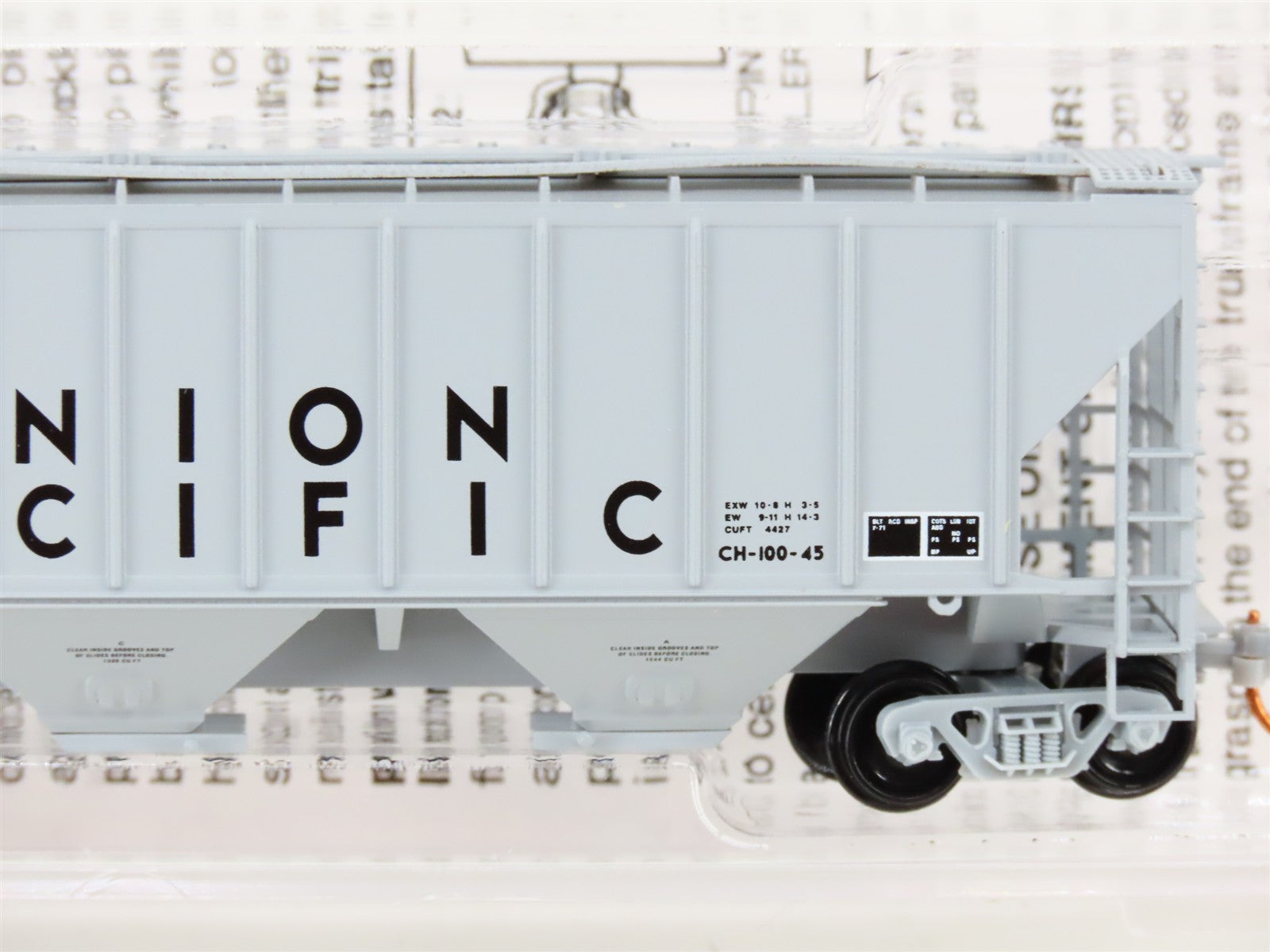 N Scale Micro-Trains MTL 09600101 UP Union Pacific 3-Bay Hopper 80968