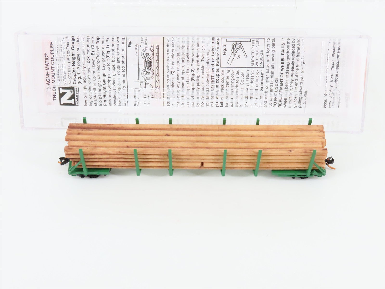 N Scale Micro-Trains MTL 11500012 GPSX Georgia Pacific 65' Log Car 192