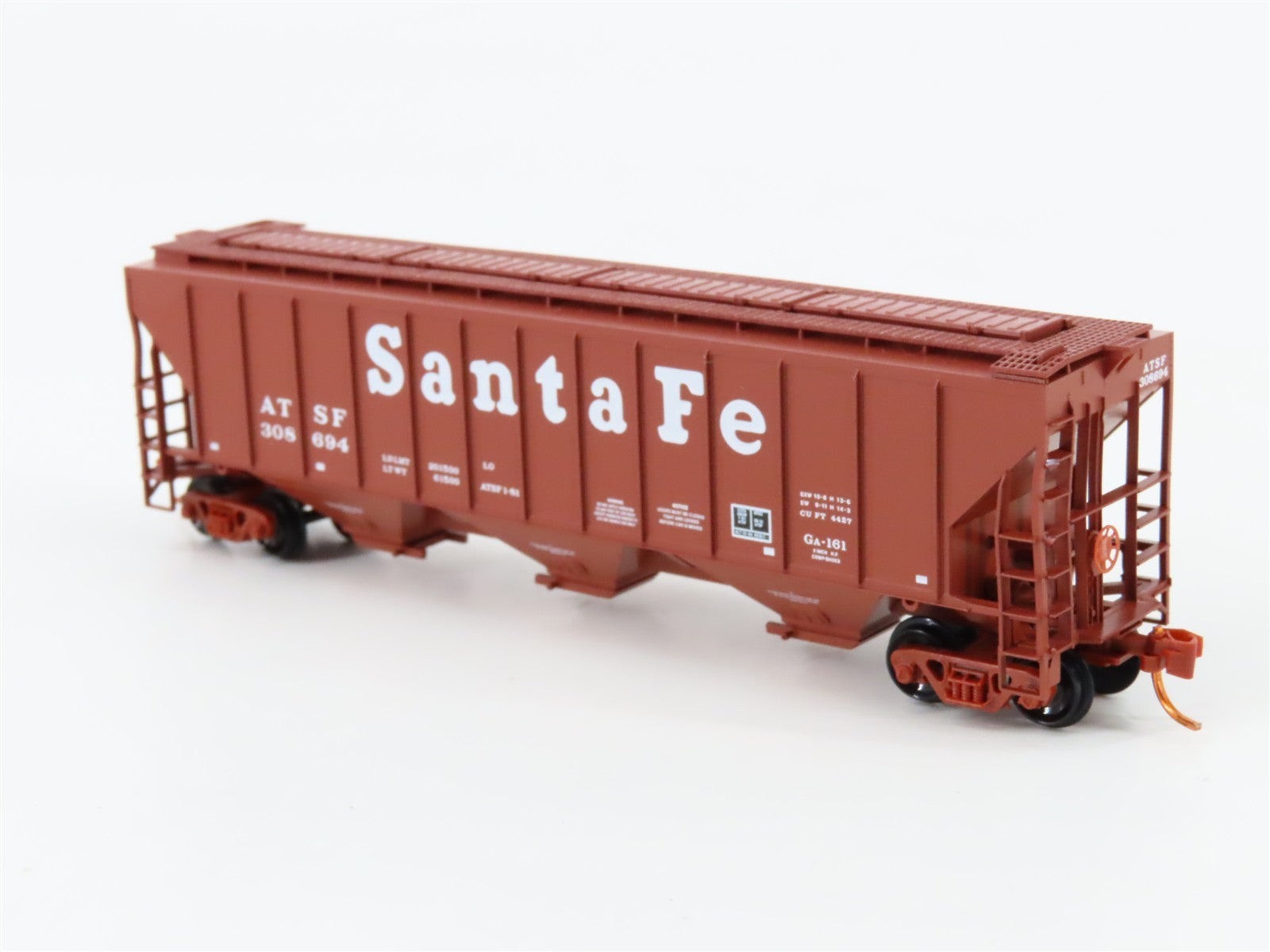 N Scale Micro-Trains MTL 09600010 ATSF Santa Fe 3-Bay Covered Hopper 308694