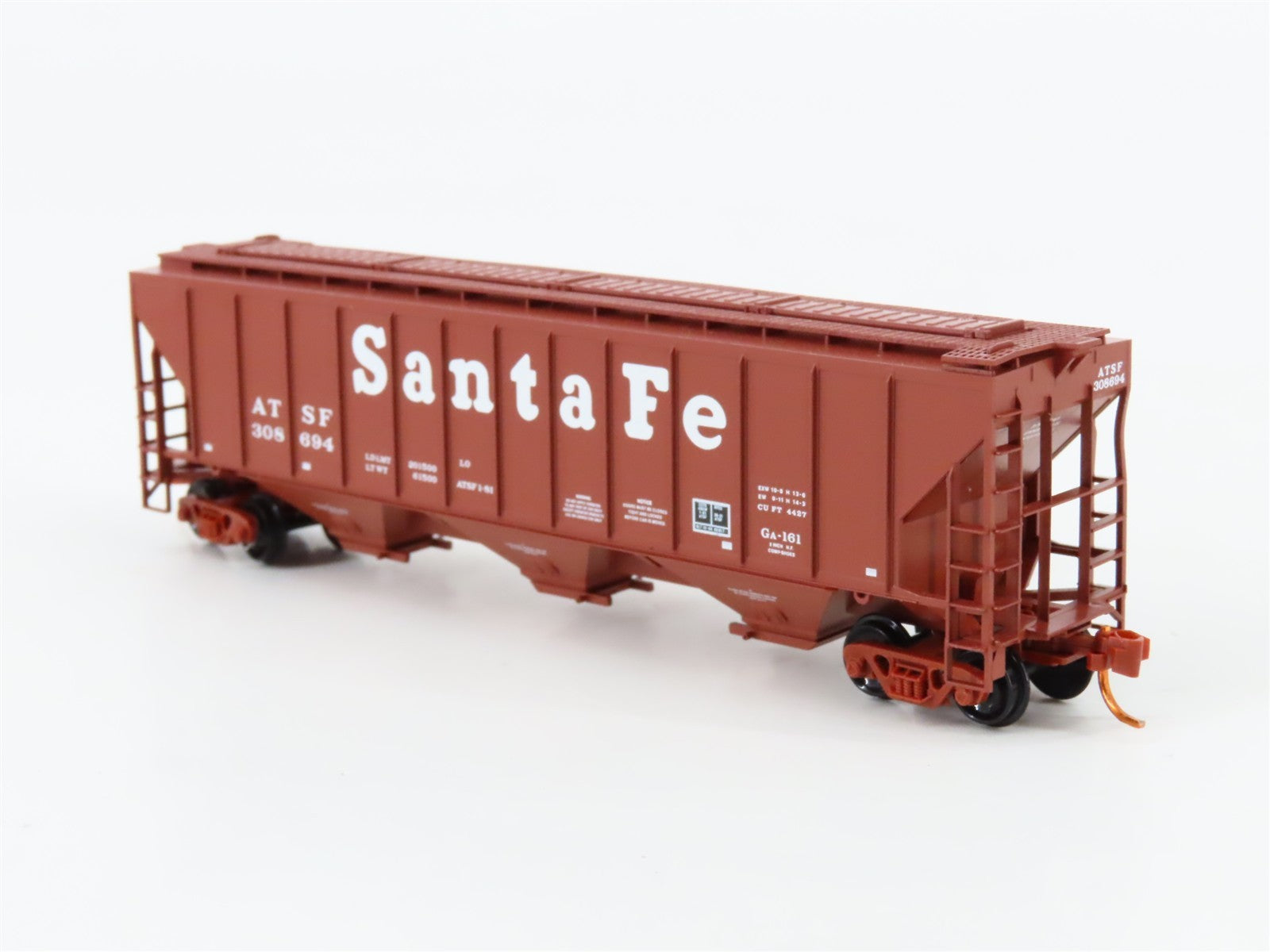 N Scale Micro-Trains MTL 09600010 ATSF Santa Fe 3-Bay Covered Hopper 308694