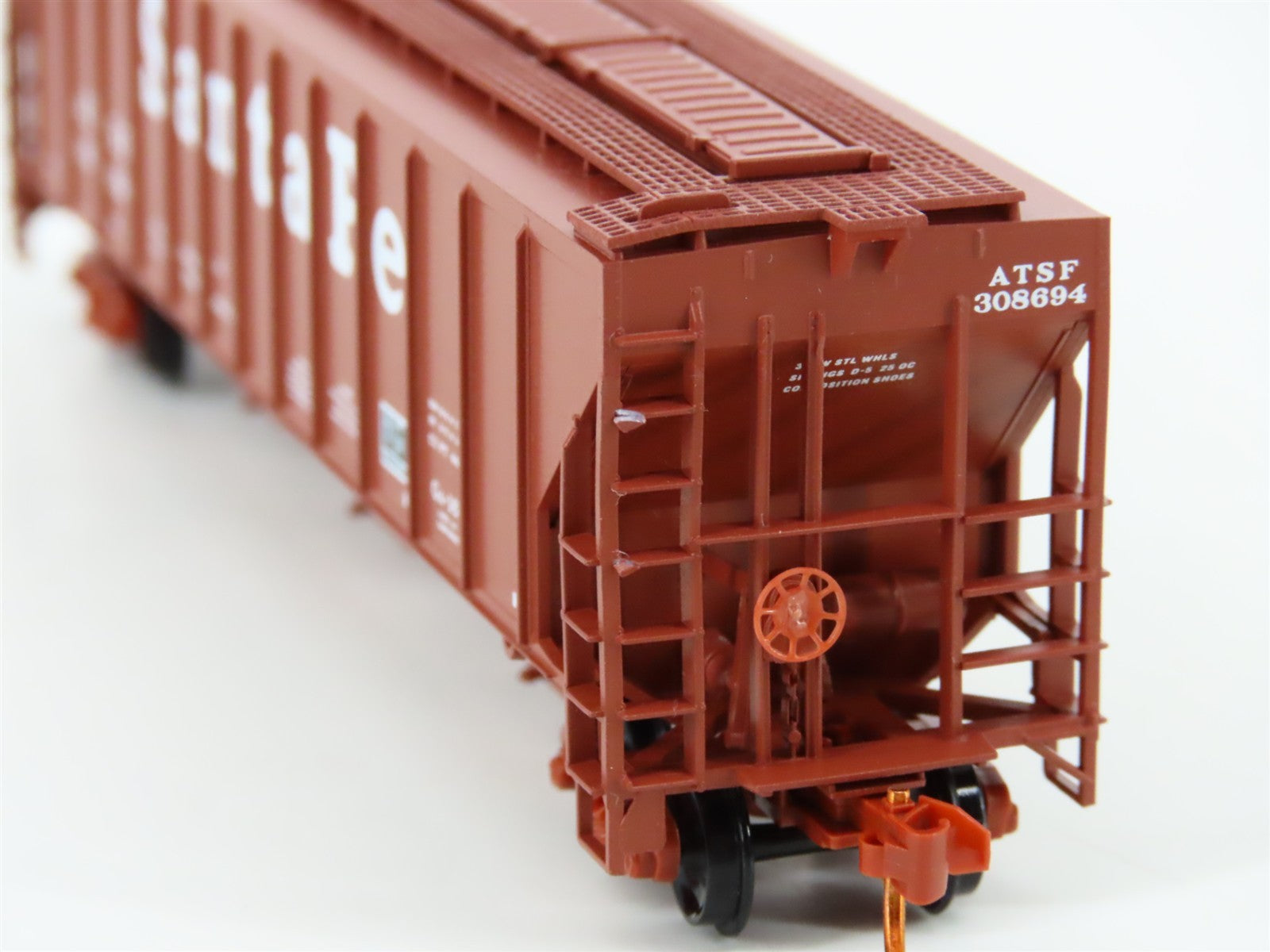 N Scale Micro-Trains MTL 09600010 ATSF Santa Fe 3-Bay Covered Hopper 308694
