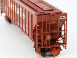 N Scale Micro-Trains MTL 09600010 ATSF Santa Fe 3-Bay Covered Hopper 308694