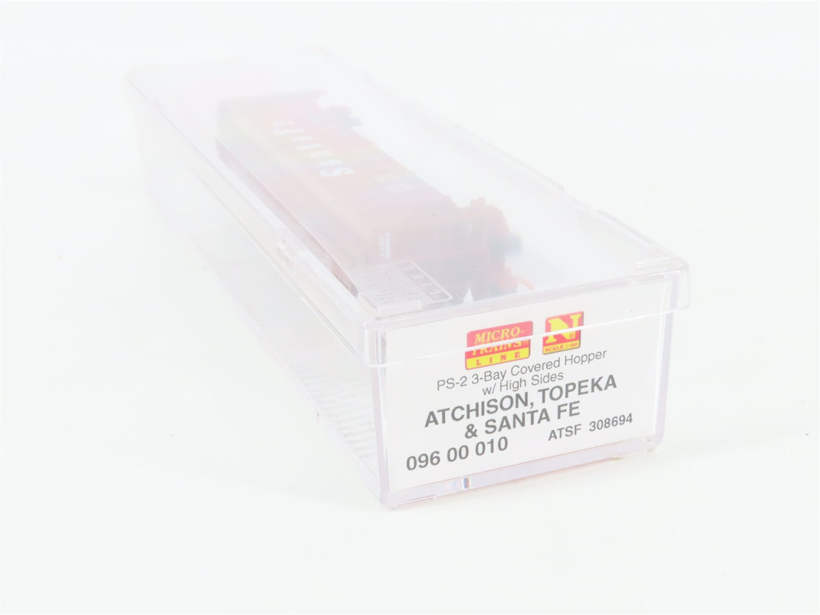 N Scale Micro-Trains MTL 09600010 ATSF Santa Fe 3-Bay Covered Hopper 308694