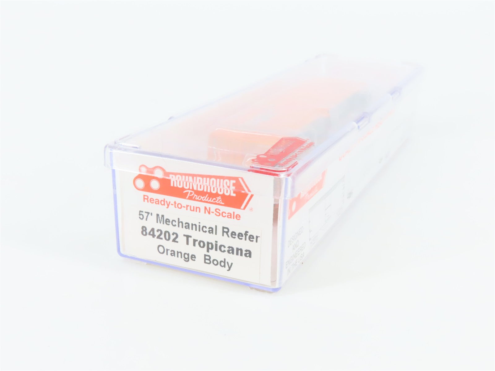N Scale Roundhouse 84202 TPIX Tropicana 57' Mechanical Reefer 202