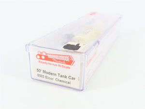 N Scale Roundhouse 8383 GATX Elcor Chemical 50' Modern Tank Car 92021