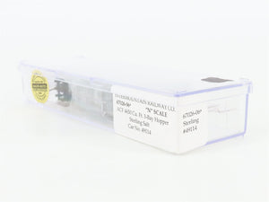 N Scale InterMountain 67026-06 ACFX Sterling Salt 3-Bay Hopper 49114