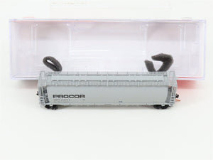 N Scale InterMountain 65126-07 UNPX Procor Cylindrical Covered Hopper 120225