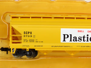 N Scale Bachmann 70584 SCPX Shell Chemical 56' Center-Flow Hopper 5703