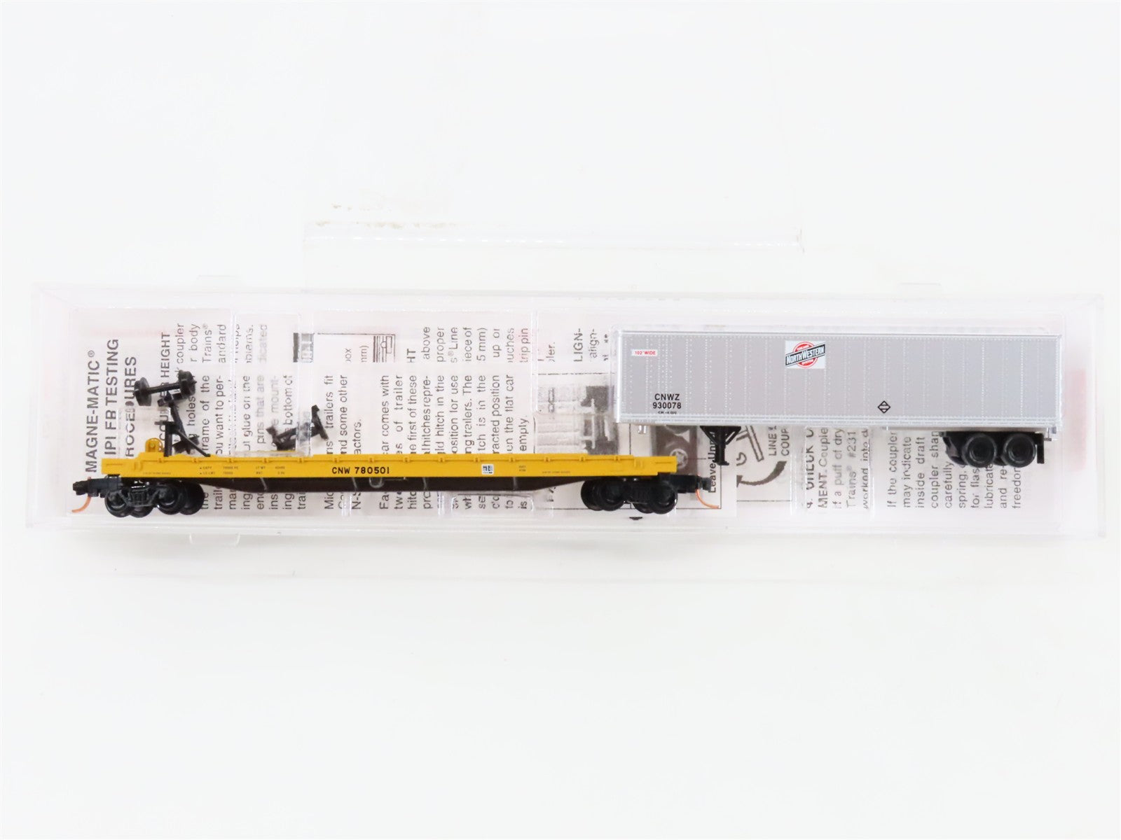 N Scale Micro-Trains MTL 64024 C&NW Chicago & North Western Flat Car 780501