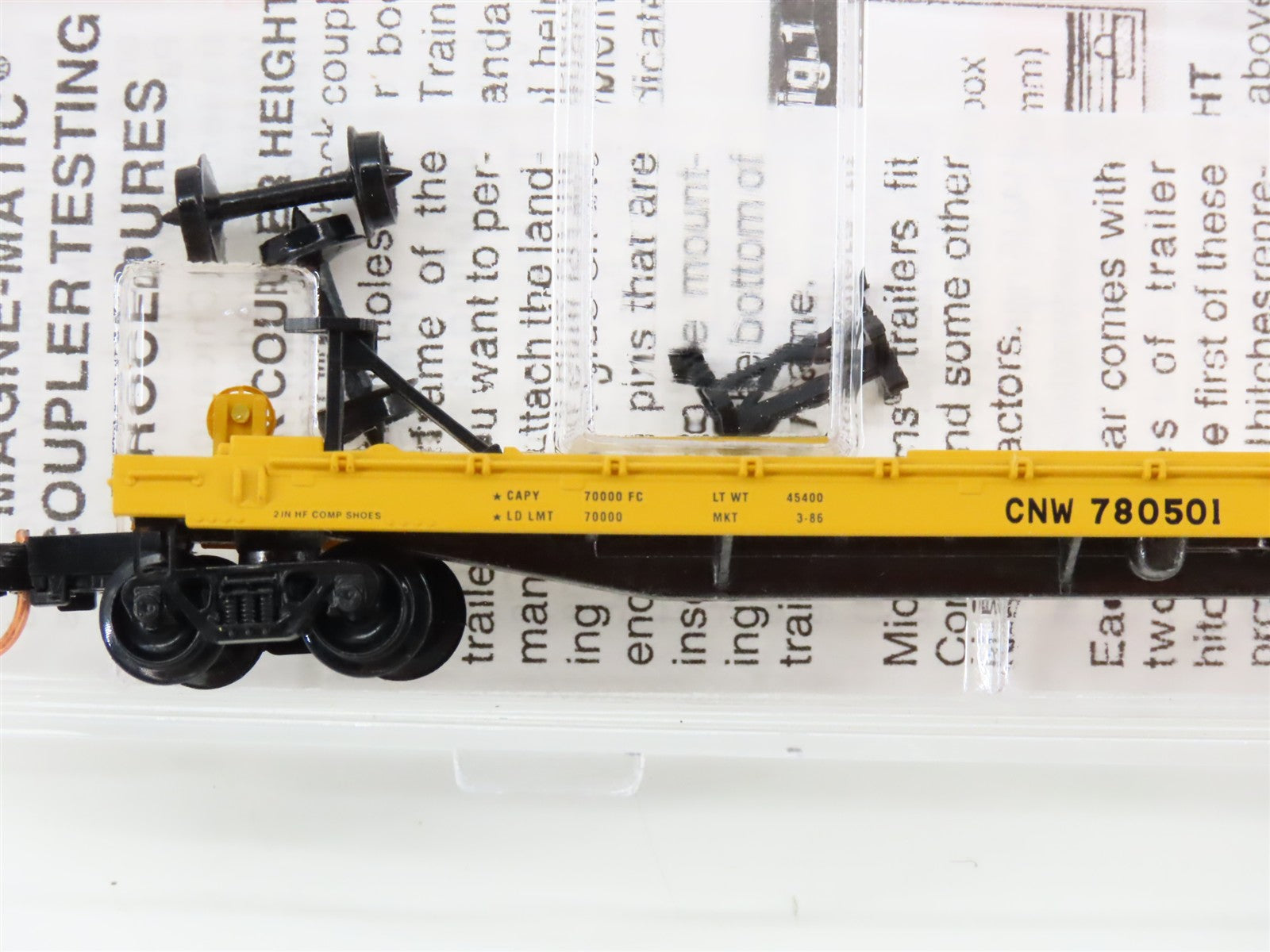 N Scale Micro-Trains MTL 64024 C&NW Chicago & North Western Flat Car 780501