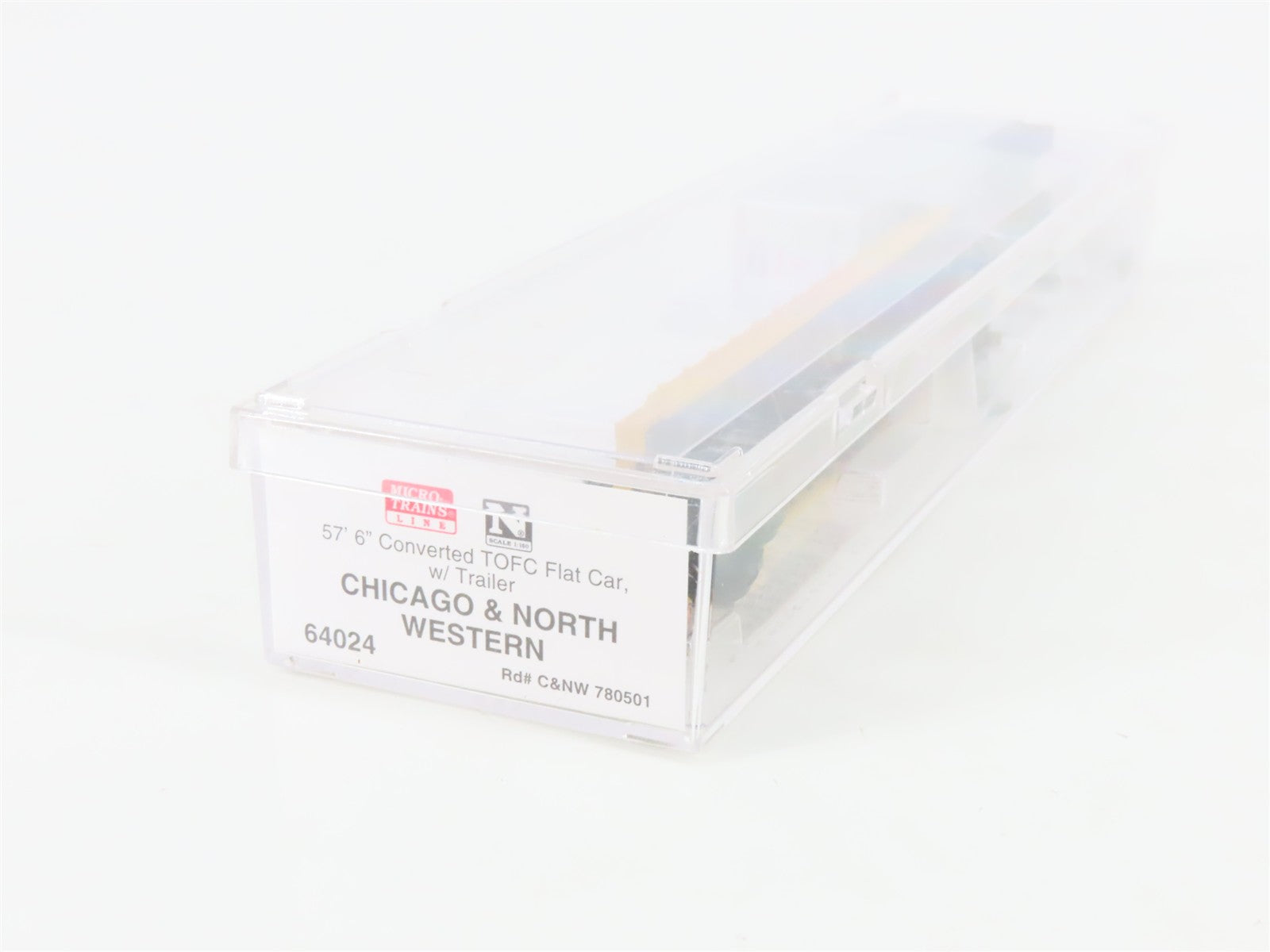 N Scale Micro-Trains MTL 64024 C&NW Chicago & North Western Flat Car 780501